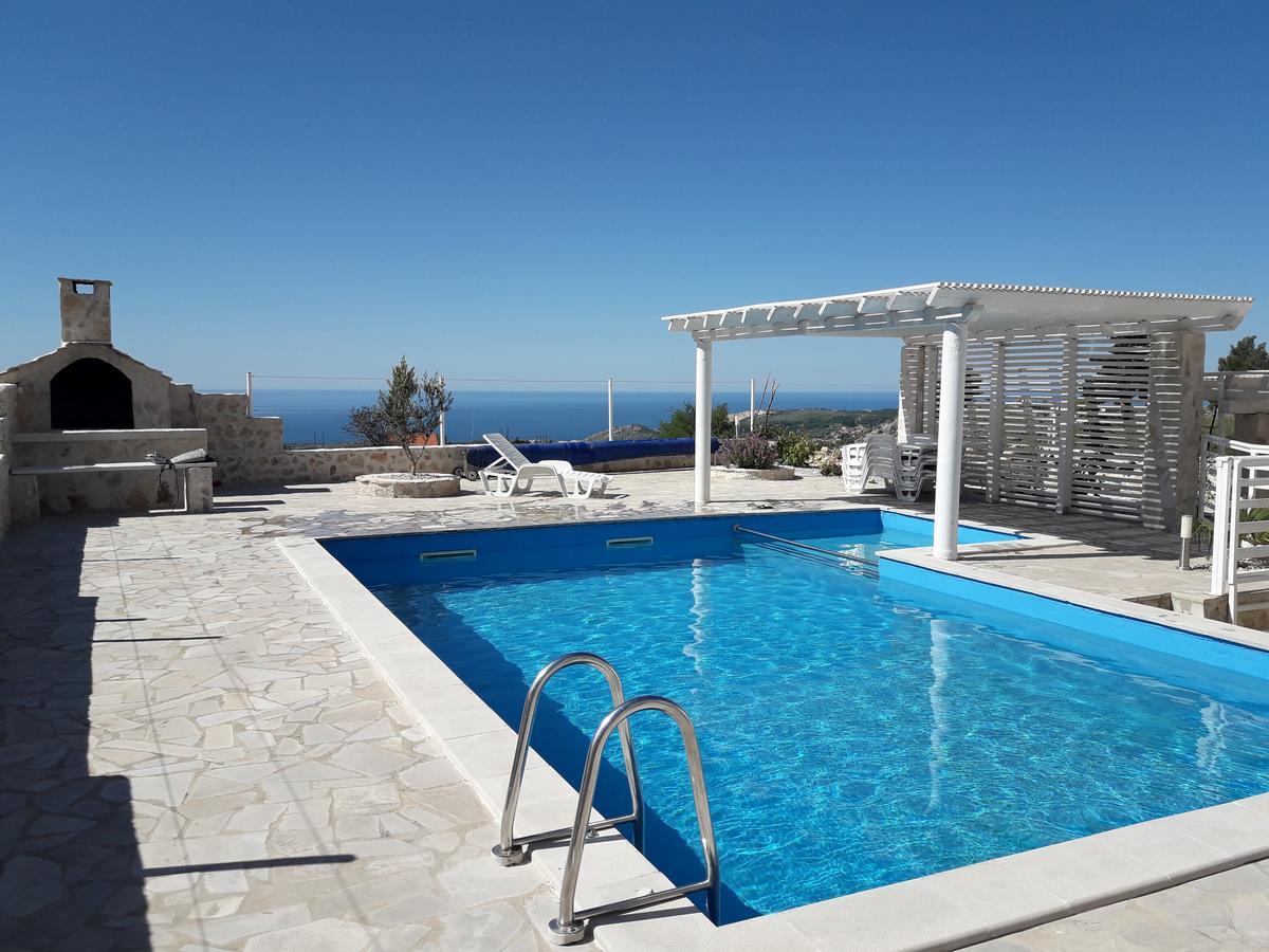 Villa BOSNA proche Dubrovnik piscine privative, Jacuzzi Ivanica Esterno foto